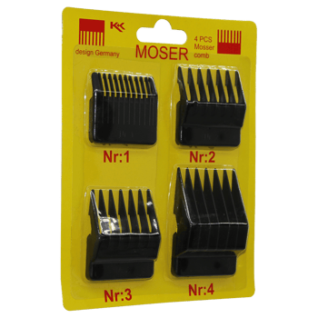 Moser 4pcs Makine Tarak Set
