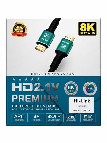 Hi-link 5 Metre 4k Hdmı Kablo Kutulu