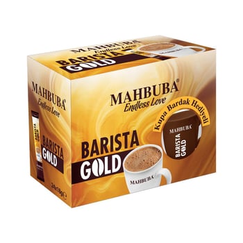 Mahbuba Barista Gold Kahve Kupa Bardak Hediyeli 24x18gr