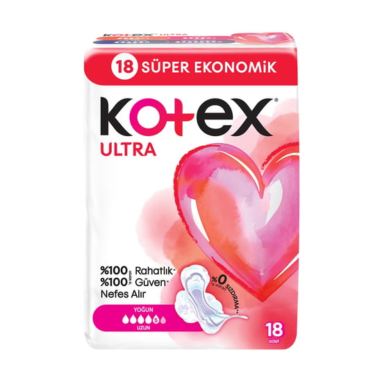 Kotex Hijyenik Ped Ultra 18'li Uzun