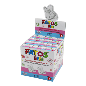 Fatoş Bebe-609 ( No-2 & Komple Silikon ) ( Damaklı ) Emzik