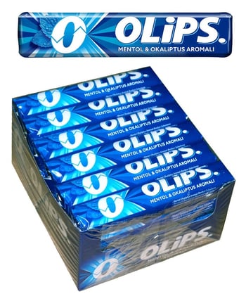 olips, olips şeker, mentollü şeker