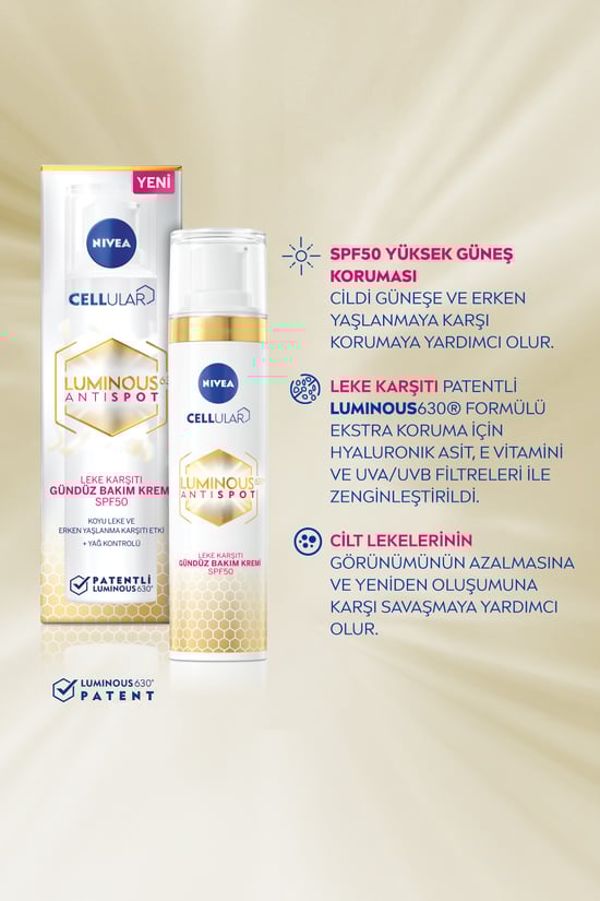 Nivea Cellular Luminous Anti Spot Leke Karşıtı Gündüz Bakım Kremi 40 ml