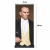 Atatürk Poster Baskılı Pro Roll Up Banner 85x200cm No:4
