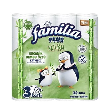 Familia Plus Tuvalet Kağıdı 32'li Bambu Özlü