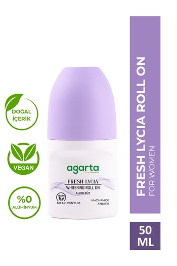 Ter Kokusu Önleyici 24 Saat Etkili Beyazlatıcı Kadın Fresh Lycıa Roll-on 50 Ml