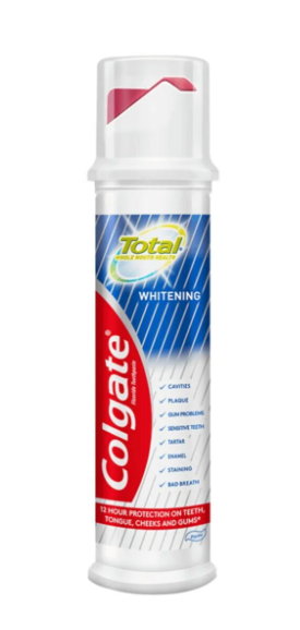 Colgate Total Beyazlık Diş Macunu Pratik Tasarım Beyazlatıcı 100 Ml
