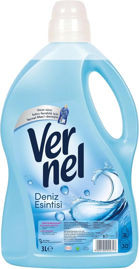 Vernel Yumuşatıcı Deniz Esintisi 3 Litre