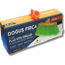 Doğuş Flaş Kutulu Oto Yıkama Fırçası-kıl Boyu 9,5 Cm-su Hortumu Girişli
