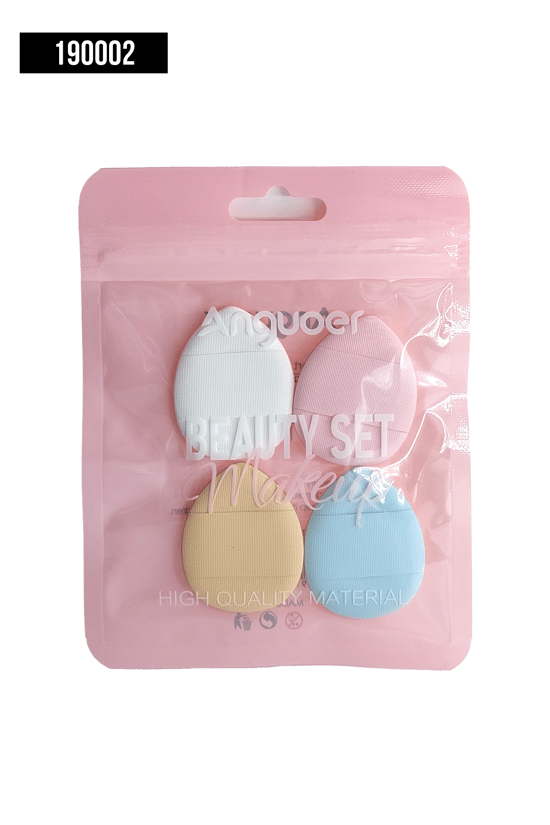 İthal Aksesuar Beauty Renkli 4'Lü Makyaj Süngeri