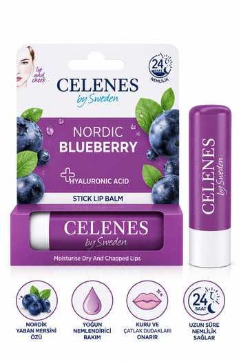 By Sweden Nordic Blueberry Stick Lip Balm