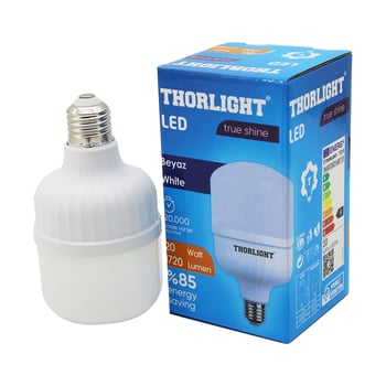 Thorlight T-20b ( 20w ) E27 Torch T-shape Beyaz Led Ampul