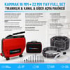 Kammak Gider Açma Makinesi + 16 Mm ve 22 Mm Yay Full Set