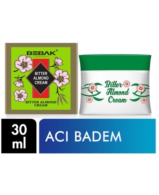 Bebak Acı Badem Kremi Kavanoz 30 ml