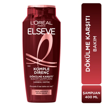 Elseve Komple Direnç Dökülme Karşıtı Bakım Şampuanı 400 Ml 3600524223335