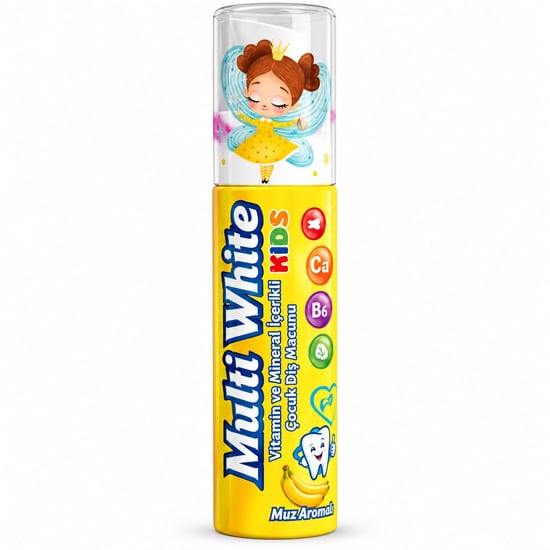 Multi White Diş Macunu Çocuklar için Muz Aromalı 50 Ml