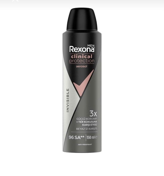 Rexona Men Clinical Protection Spray Deodorant Invisible 150 Ml
