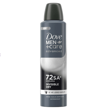 Dove Deo Men 150 Ml Advanced Invısıble Dry