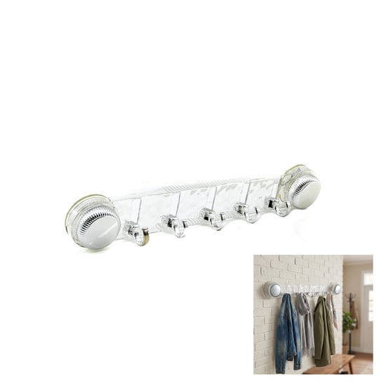 Enfa Enf-1308 ( Plastik ) ( 5 Kollu ) Delux Askısı Yapışkanlı