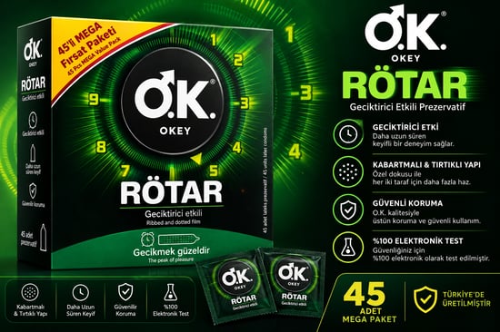 Okey Rötar 45'li Prezervatif