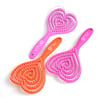 Proco Beauty Lovebrush - Soft Touch - Esnek Kalp Saç Fırçası (mor, Koyu Pembe, Kırmızı)