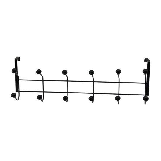 K13-004 K13-005 Demirbüken F.a-12 ( Siyah & Boncuklu) ( Siyah Plastik Boncuklu ) ( Metal ) Amerikan Kapı Arkası Askı