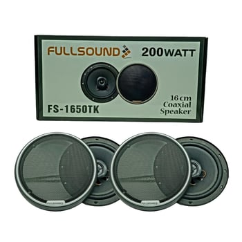 Fullsound Fs-1650tk 16cm Tweeterlı Kapaklı Oto Hoparlör Takımı