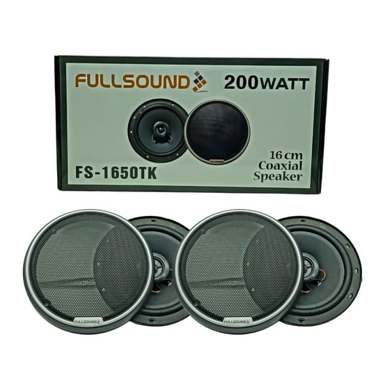 Fullsound Fs-1650tk 16cm Tweeterlı Kapaklı Oto Hoparlör Takımı