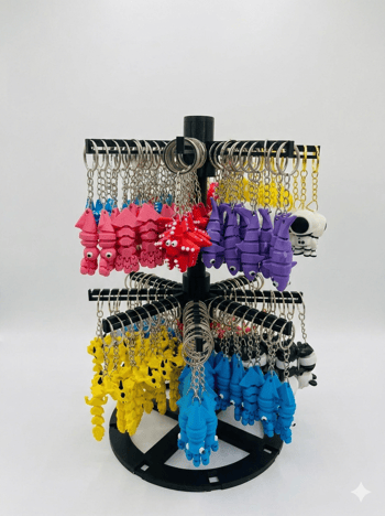 100 Adet Karışık Standlı Anahtarlık - Stand Hedİyelİ