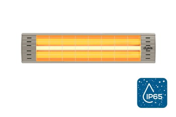 Dysis Dh-7486 Art Plus Karbon Serisi Ip65 Suya-toza Dayanıklı 2300 W Bej İç/dış Mekan Isıtıcı