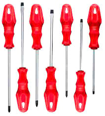 Hon Tornavida Lüx ( 7pcs ) Tornavida Seti ( 6x150 Düz-yıldız & 5x125 Düz-yıldız & 4x100 Düz-yıldız & 3x80 Düz )
