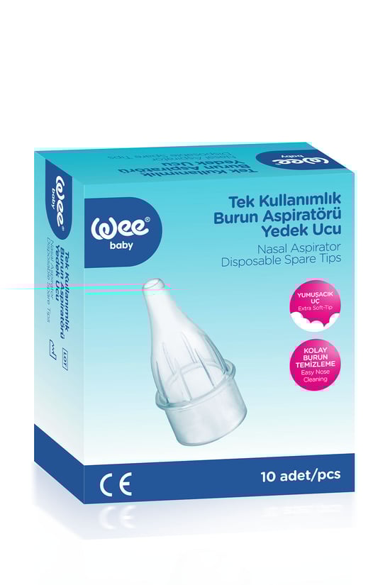 Wee Baby Burun Aspiratörü Nasal Yedek Ucu 10 Adet