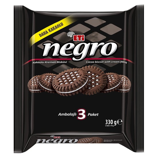 Eti Nero 3'lu Kakaolu Bısk. 300gr