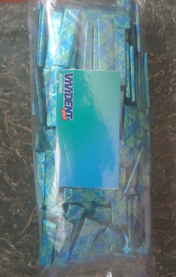 Vivident Xylit Extra Nane Şerit Tekli 252li