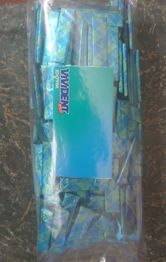 Vivident Xylit Extra Nane Şerit Tekli 252li