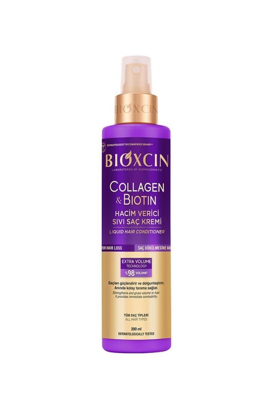 Bioxcin Collagen & Biotin Hacim Verici 200 Ml Sıvı Saç Kremi