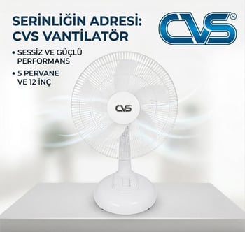 Cvs Dn 91059 Masaüstü Vantilatör 12 İnç Beyaz