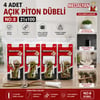 Medalyan Dl-28 ( 21x100 ) ( 4pcs ) Açık Piton Dübelli
