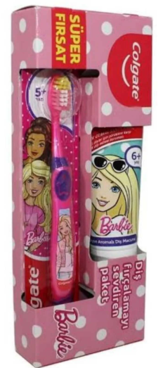 Colgate Diş Macunu Barbie 75 Ml + Diş Fırçası 5+ Yaş