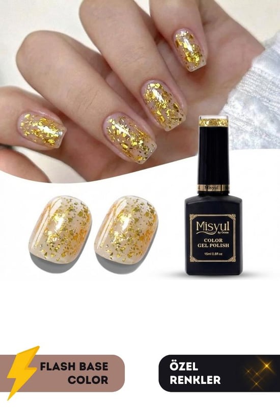 Misyul Uv Led Kalıcı Oje Nail Art 15 Ml Flash Base Color F03