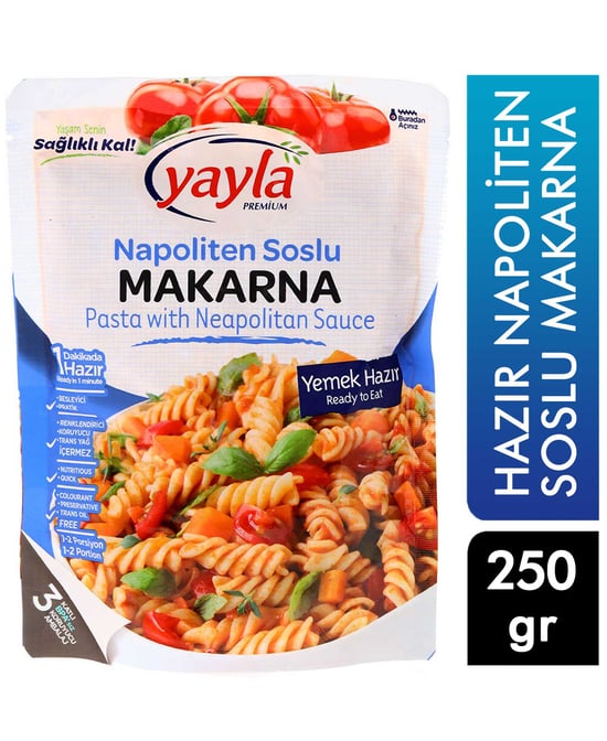 Yayla Makarna 250 g Napoliten Soslu