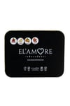 Elamore Çikolata Şeker İlavesiz, Glütensiz, Vegan Mix Bitter Çikolata - Küçük Kare Metal Kutu, 150 gr