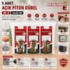 Medalyan Dl-27 ( 20x80 ) ( 5pcs ) Açık Piton Dübelli