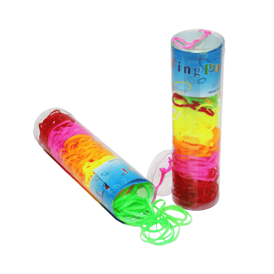 Ting Pai ( Renkli ) Lastik Toka Perma / Cimcime