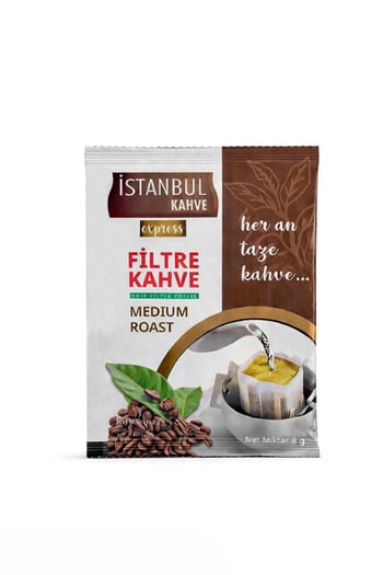 İstanbul Drip Filtre Kahve Medium Roast 8 gr x 20 Adet