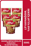 Kellogg's Granola 500 Gr x5 Adet,Avantajlı Paket,Antep Fıstıklı ve Beyaz Çikolata Parçacıklı