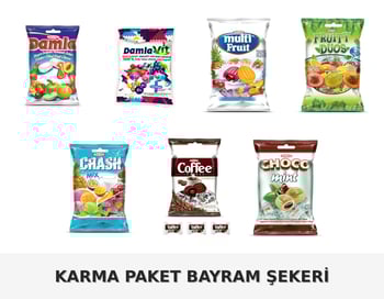 Tayaş Karışık Paket Sert Bayram Şekeri 900 Gr 230 Adet