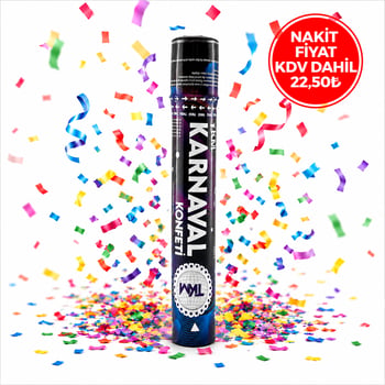 Tkm Konfeti ( Karnaval Renkli ) ( 30cm )
