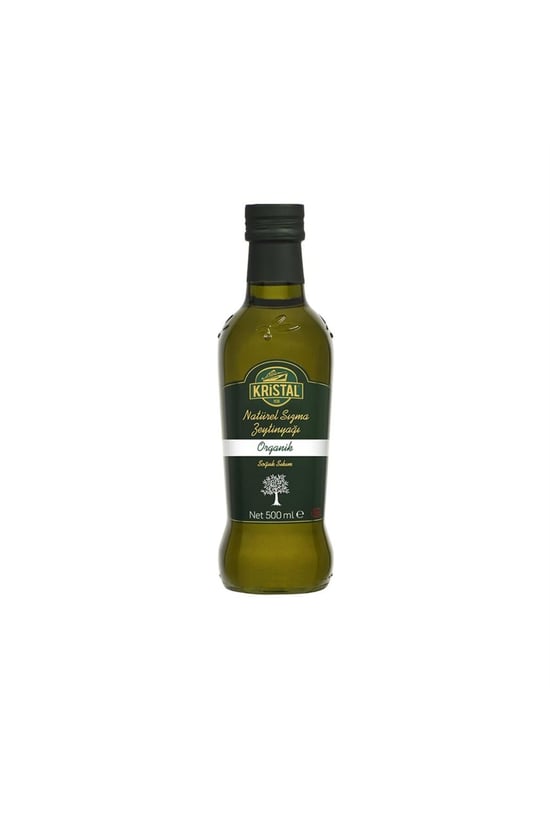 Kristal Organik Natürel Sızma Zeytinyağı 500 Ml Cam Şişe