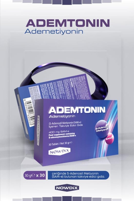 Nowdix Ademtonin (Ademetionin) 400 Mg 30 Tablet